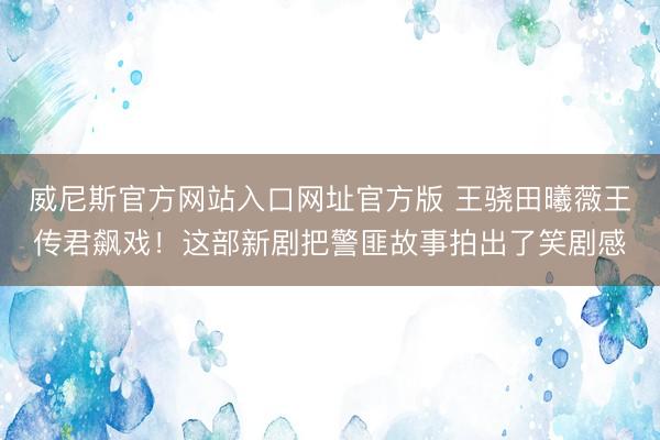 威尼斯官方网站入口网址官方版 王骁田曦薇王传君飙戏！这部新剧把警匪故事拍出了笑剧感